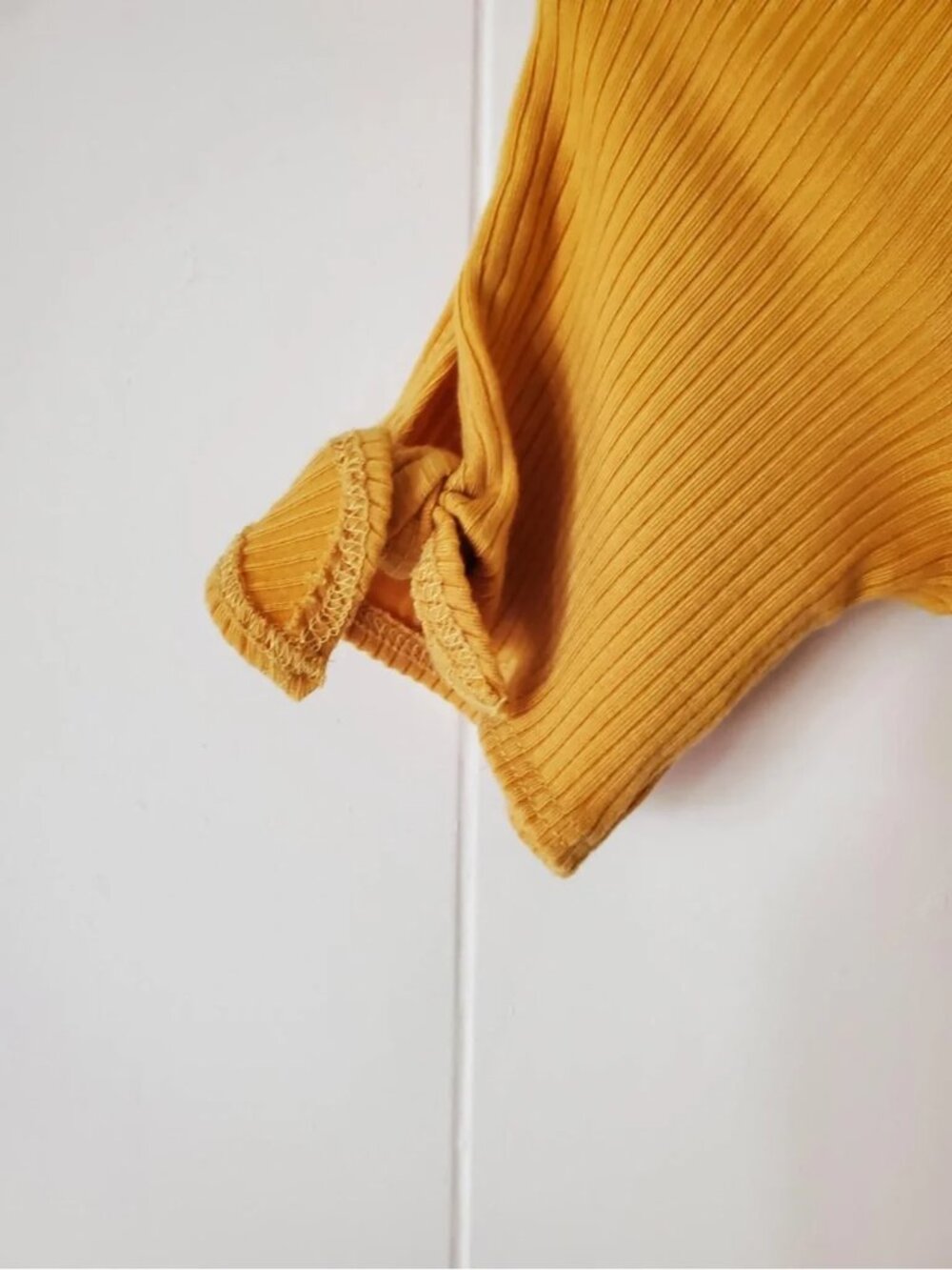 Reformation Ribbed Mini Dress - Medium - Picture 5 of 5